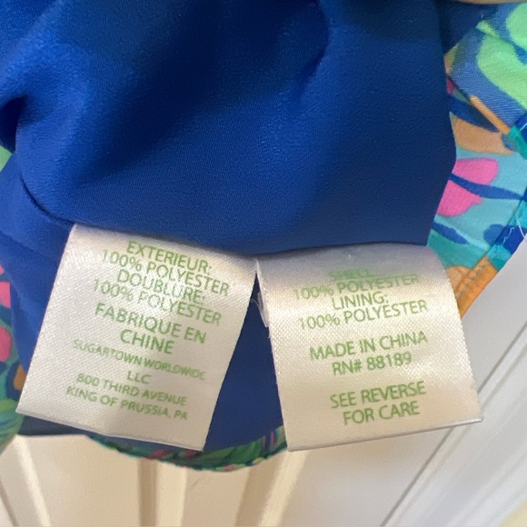 Lily Pulitzer Hot Spot Multicolored Shift Dress Size 12 Spring Easter Wedding - Picture 14 of 14